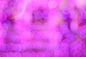 Pink Bokeh light background. photo