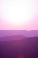 ultra violet purple summer landscape photo