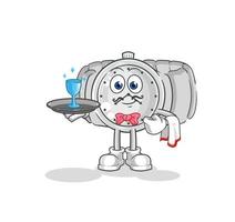 wristwatch cartoon character vector