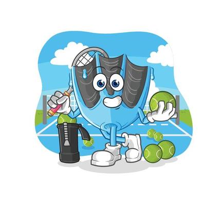 swimming fin cartoon