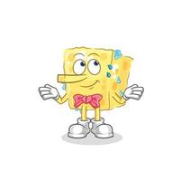 sponge mascot vector