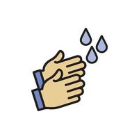 Hand Washing Icon EPS 10 vector