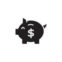 Piggy Bank Icon EPS 10 vector