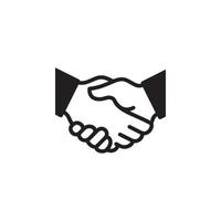 Hand Shake Icon EPS 10 vector