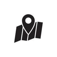 Map Location Icon EPS 10 vector