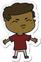 annoyed person clipart