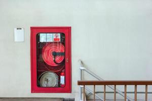 fire extinguish equipment with staircase photo