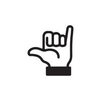 Gestures of Human Hands Icon EPS 10 vector