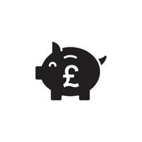 Piggy Bank Icon EPS 10 vector