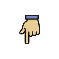 Gestures of Human Hands Icon EPS 10 vector