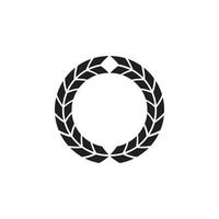 Laurel Wreath Icon EPS 10 vector