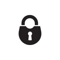 Padlock Icon EPS 10 vector