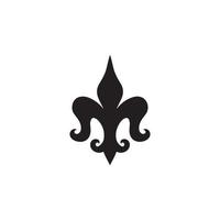 Fleur de Lis Heraldic Icon EPS 10 vector