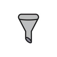 Funnel Filter Icon EPS 10 vector