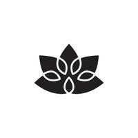 Lotus Blossoms Icon EPS 10 vector