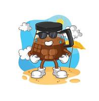 coffee machine vector character