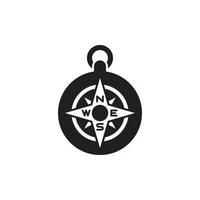 Compass and Map Navigation Icon EPS 10 vector