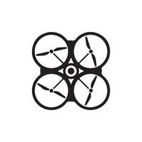 icono de dron eps 10 vector