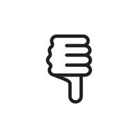 Thumbs Up and Down Icon EPS 10 vector