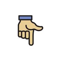 Gestures of Human Hands Icon EPS 10 vector