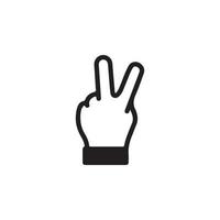 Gestures of Human Hands Icon EPS 10 vector