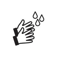 Hand Washing Icon EPS 10 vector