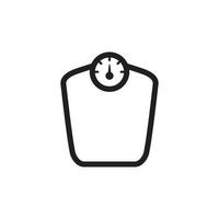 Weight Scales Icon EPS 10 vector