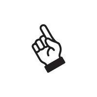 Gestures of Human Hands Icon EPS 10 vector