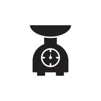 Kitchen Scales Icon EPS 10 vector