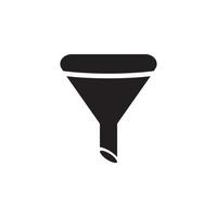 Funnel Filter Icon EPS 10 vector