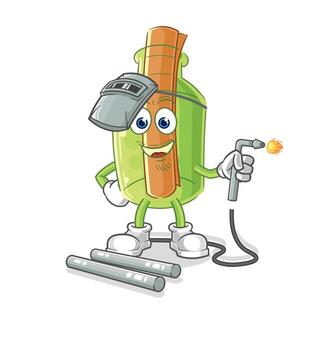 message in a bottle vector