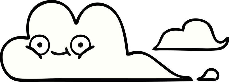 cute cartoon white cloud