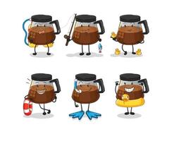 coffee machine vector