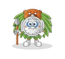 wristwatch cartoon character vector