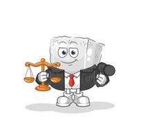 sugar cube cartoon vector