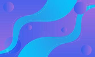 Abstract wave Landing page colorful flat background ideas Vector illustration.