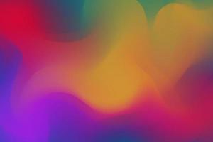 Bokeh wave effect blurred glowing lights on colorful background vector