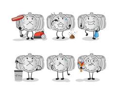 wristwatch cute cartoon vector