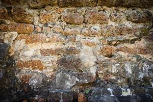 patrón de pared de ladrillos marrones foto