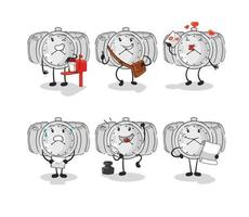 wristwatch cute cartoon vector