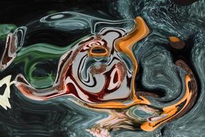 Abstract colorful marble fluid metalic liquid background design. vector