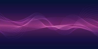 Wavy abstract background. vector