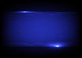 Blue color abstract background technology. vector