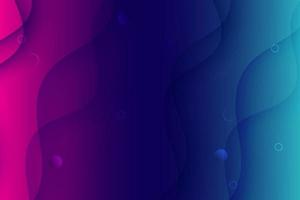Abstract wave Landing page colorful flat background ideas Vector illustration.