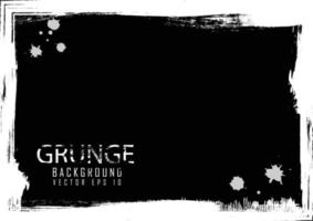 Grunge Black and White Background Texture. vector