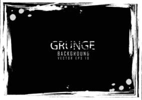 Grunge Black and White Background Texture. vector