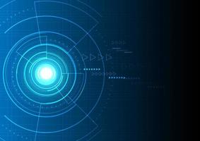 Technology background and computer circuit board vector