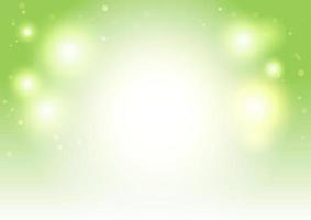 Green background with white bokeh for the environment vector