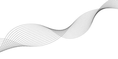 Abstract white wavy with blurred light curved line background. vector