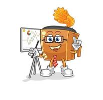record player illustration character vector